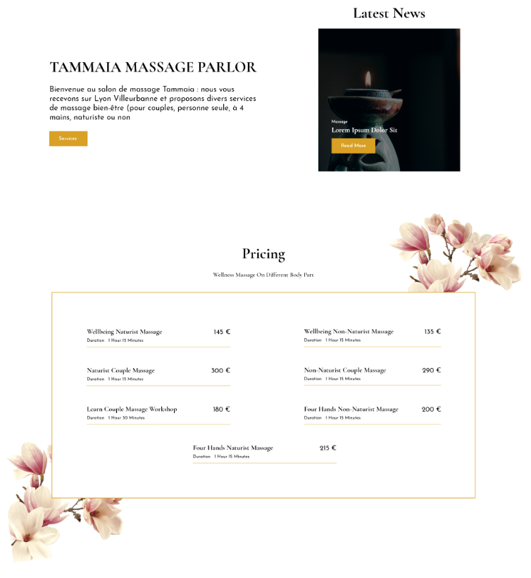 Tammaia webpage