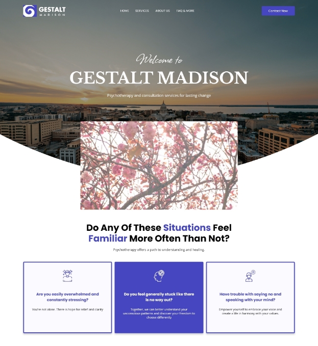 Gestalt Madison web design