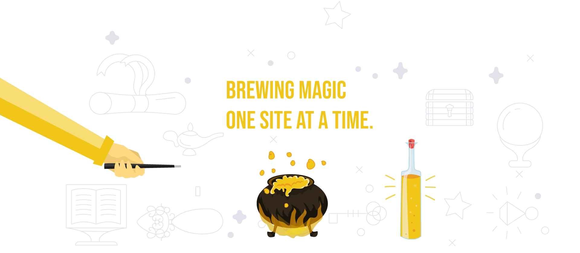 Bewing Magic One Site at a Time section